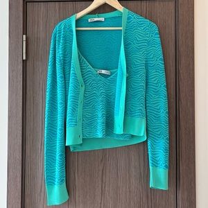 Zara Cami & Cardigan set